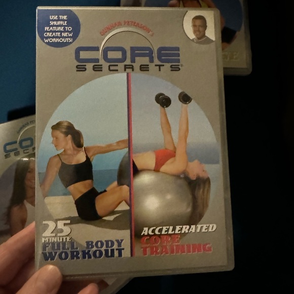 Gunnar Peterson Core Secrets Set of 7 DVDs (ball not included) - Picture 4 of 8